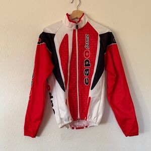 Capo Forma Red and White Cycling Jacket Sz M New With Tags